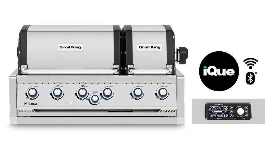 Broil King Imperial QS 670 Built-In Propane Gas Grill With iQue Technology - BK699774
