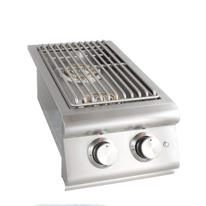 Blaze Premium LTE Double Side Burner with Lights - BLZ-SB2LTE