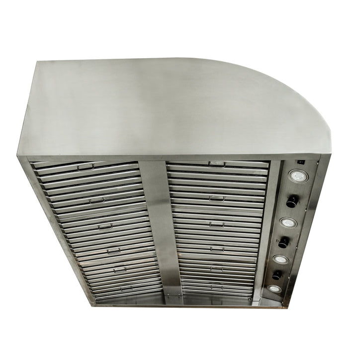 Blaze 42 in. Stainless Steel Outdoor Vent Hood with 2,000 CFM - BLZ-42-VHOOD
