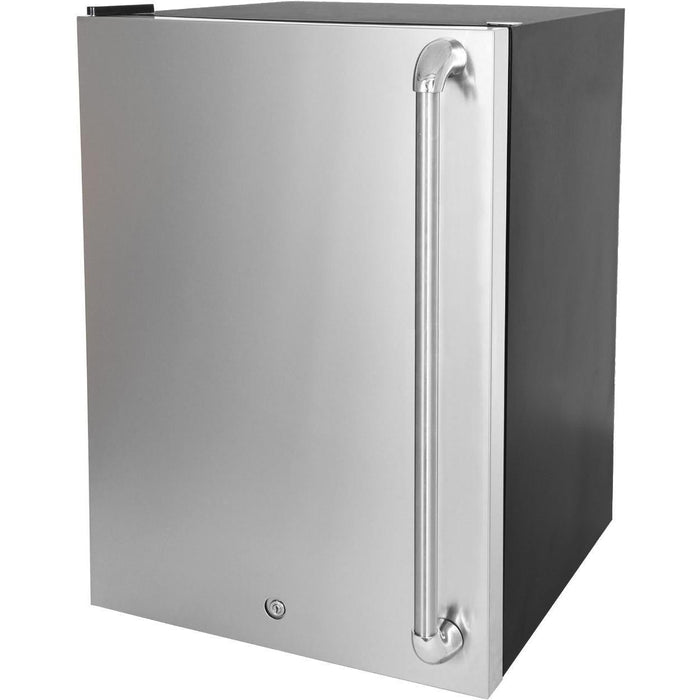Blaze 20-Inch 4.4 Cu. Ft. Left Hinge Compact Refrigerator W/ Stainless Steel Door & Towel Bar Handle - BLZ-SSFP-126LH