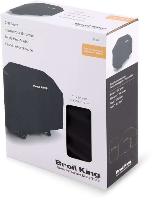 Broil King Select Bbq Cover 51-inch Fits Baron, Monarch, Gem 300 Series - BK67470
