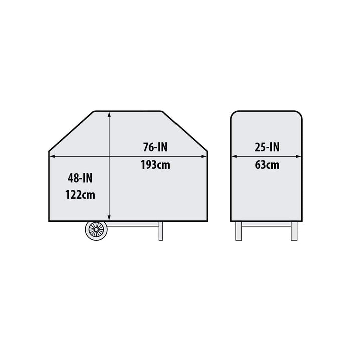 Broil King Premium Bbq Cover 76-inch Fits Selected Regal And Imperial Series - BK68490