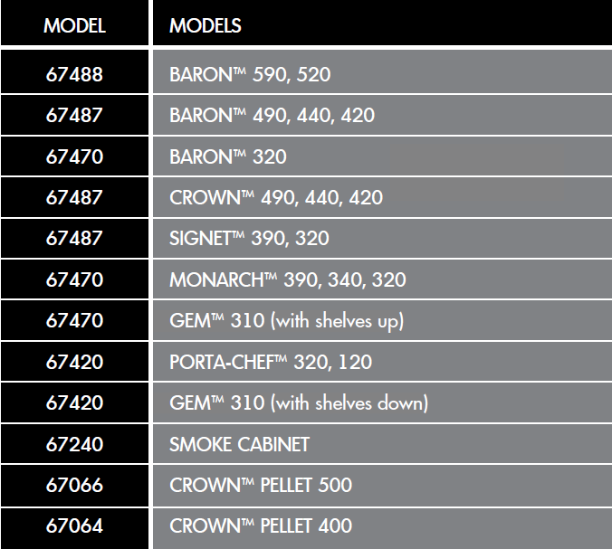 Broil King Select BBQ Cover 30-Inch fits Selected Porta-Chef and Gem Series - BK67420