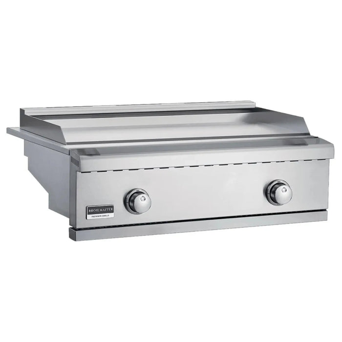 Broilmaster B-Series 32-Inch 2-Burner Premium Natural Gas Griddle in Stainless Steel BSB322GN