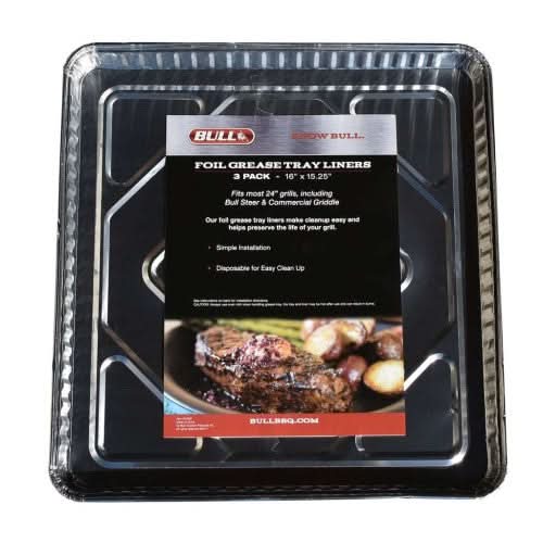 Bull Grease Tray Liners 24" Grill Grease Tray Liner 3 Pack Poly Bag while supplies last - 24267