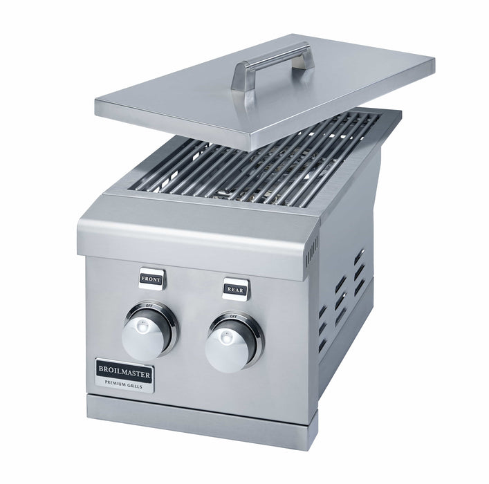 Broilmaster 12-Inch Slide-In Double Side Burner in Stainless Steel BSABF12N