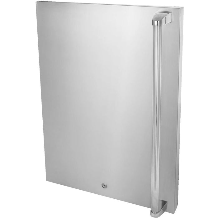 Blaze 20-Inch 4.4 Cu. Ft. Left Hinge Compact Refrigerator W/ Stainless Steel Door & Towel Bar Handle - BLZ-SSFP-126LH