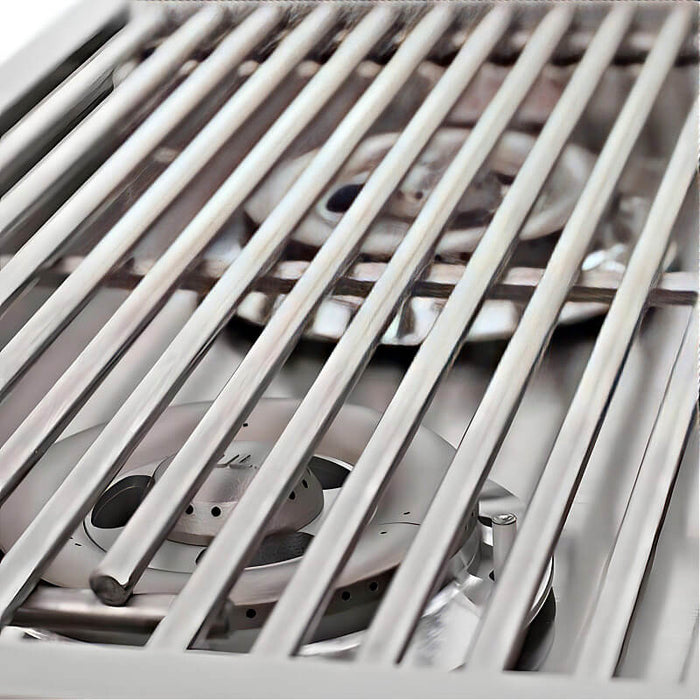 Bull Built-In Gas Double Side Burner With Stainless Steel Lid - 30008
