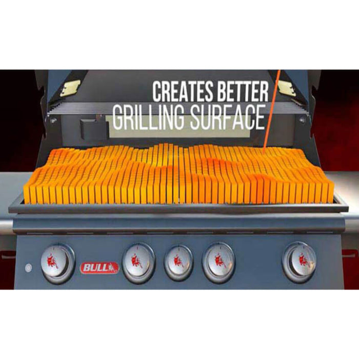 Bull Diablo 46 Inch 6-Burner Built-In Gas Grill With Rotisserie - 62648