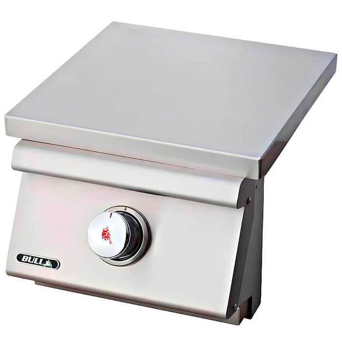 Bull Pro Slide-In Gas Single Side Burner With Stainless Steel Lid - 60018