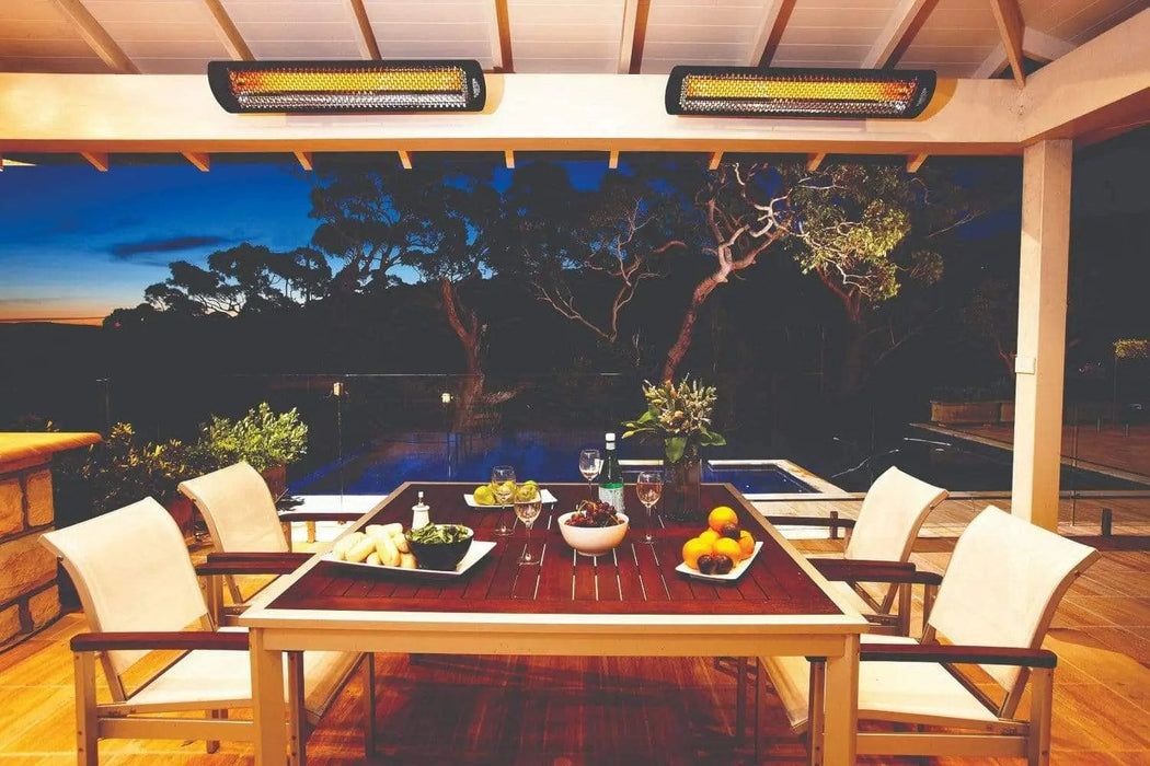 Bromic Heating Tungsten Smart-Heat 56-Inch 3000W Single Element 240V Electric Infrared Patio Heater - Black - BH0420031