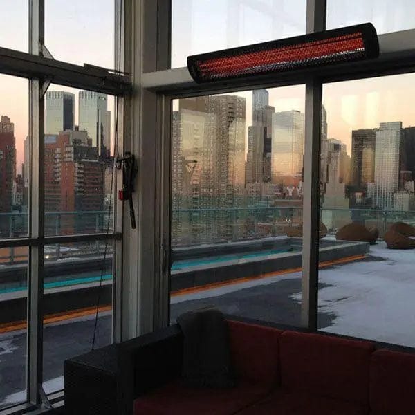 Bromic Heating Tungsten Smart-Heat 56-Inch 3000W Single Element 240V Electric Infrared Patio Heater - Black - BH0420031