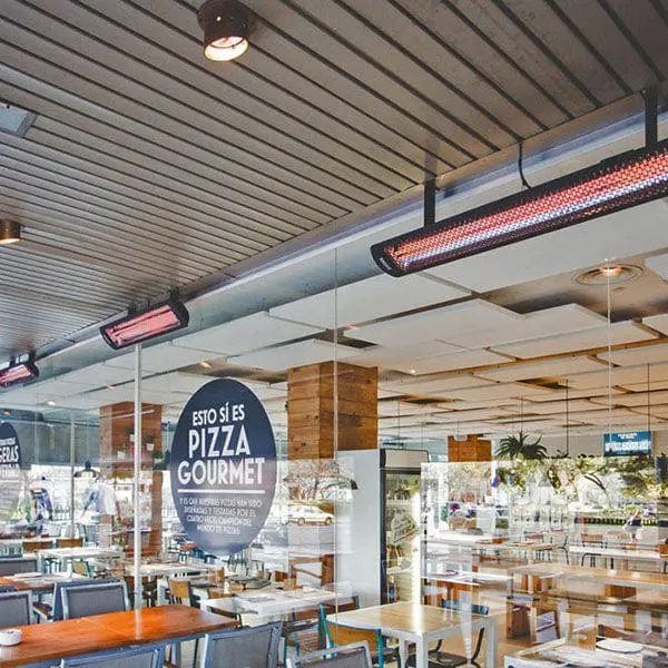Bromic Heating Tungsten Smart-Heat 56-Inch 3000W Single Element 240V Electric Infrared Patio Heater - Black - BH0420031